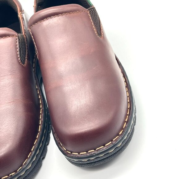 7W 7‎ WIDE WIDTH Eastland Womens Newport Brown Leather Slip On Loafers Shoes - Picture 5 of 12